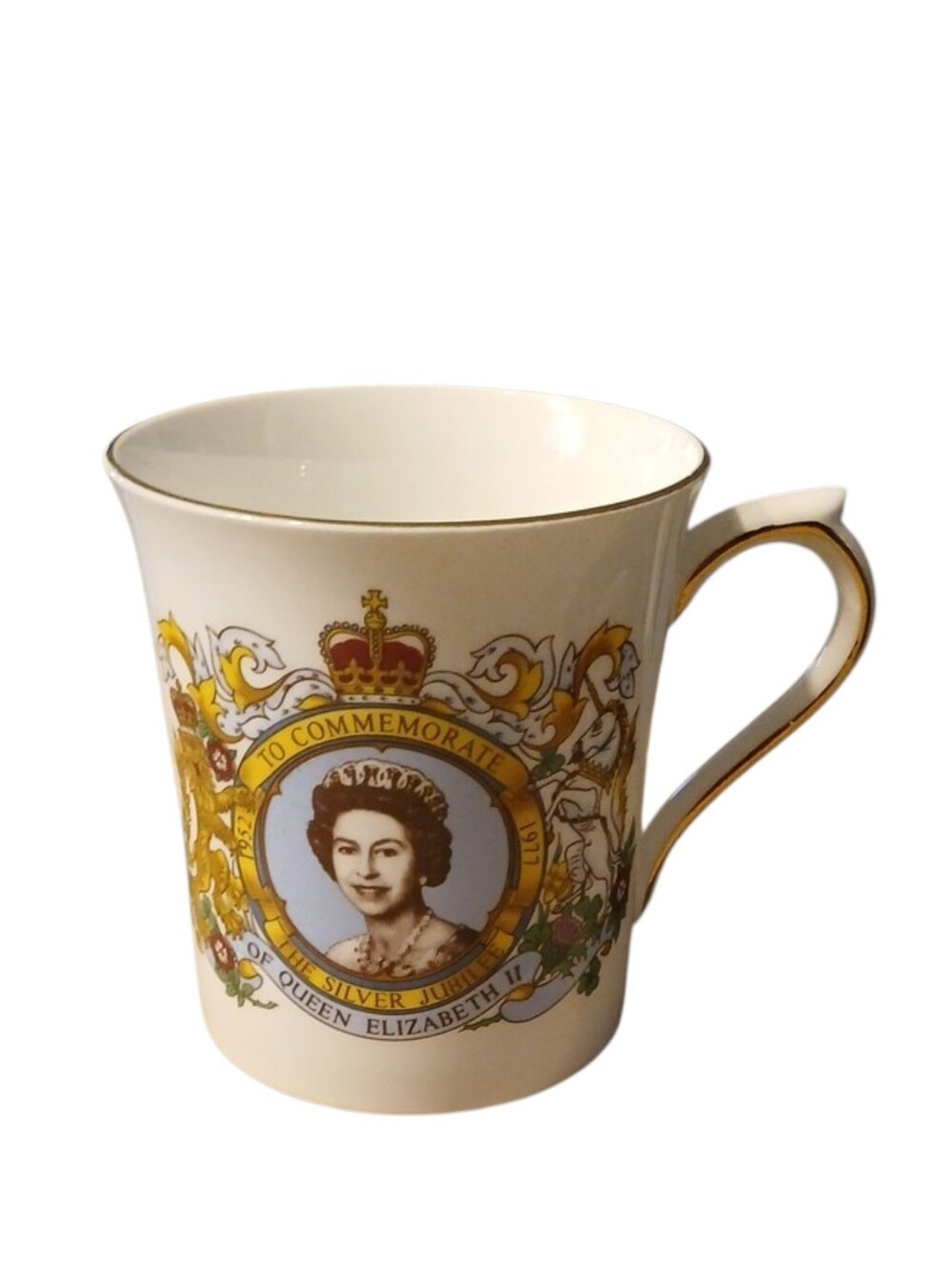 Queen Elizabeth II 1977 Collectible Mug